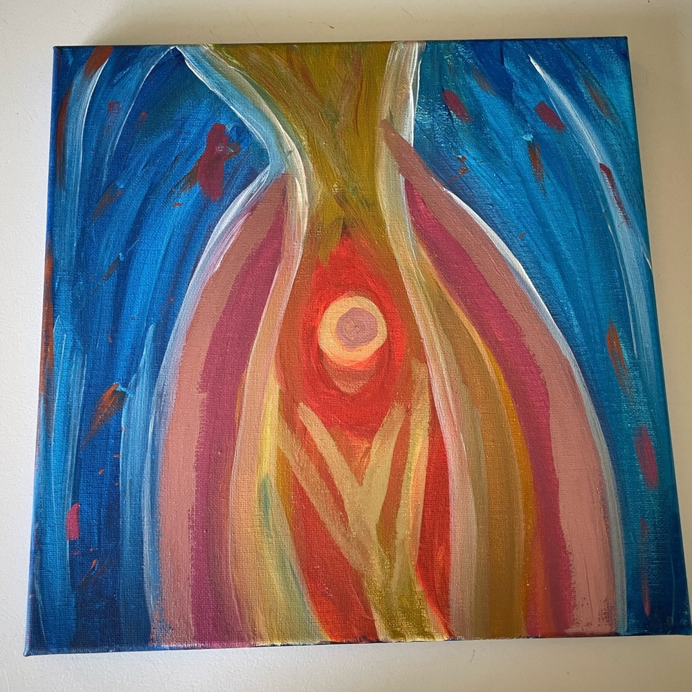 Handmade Colorful Home Decor on Canvas